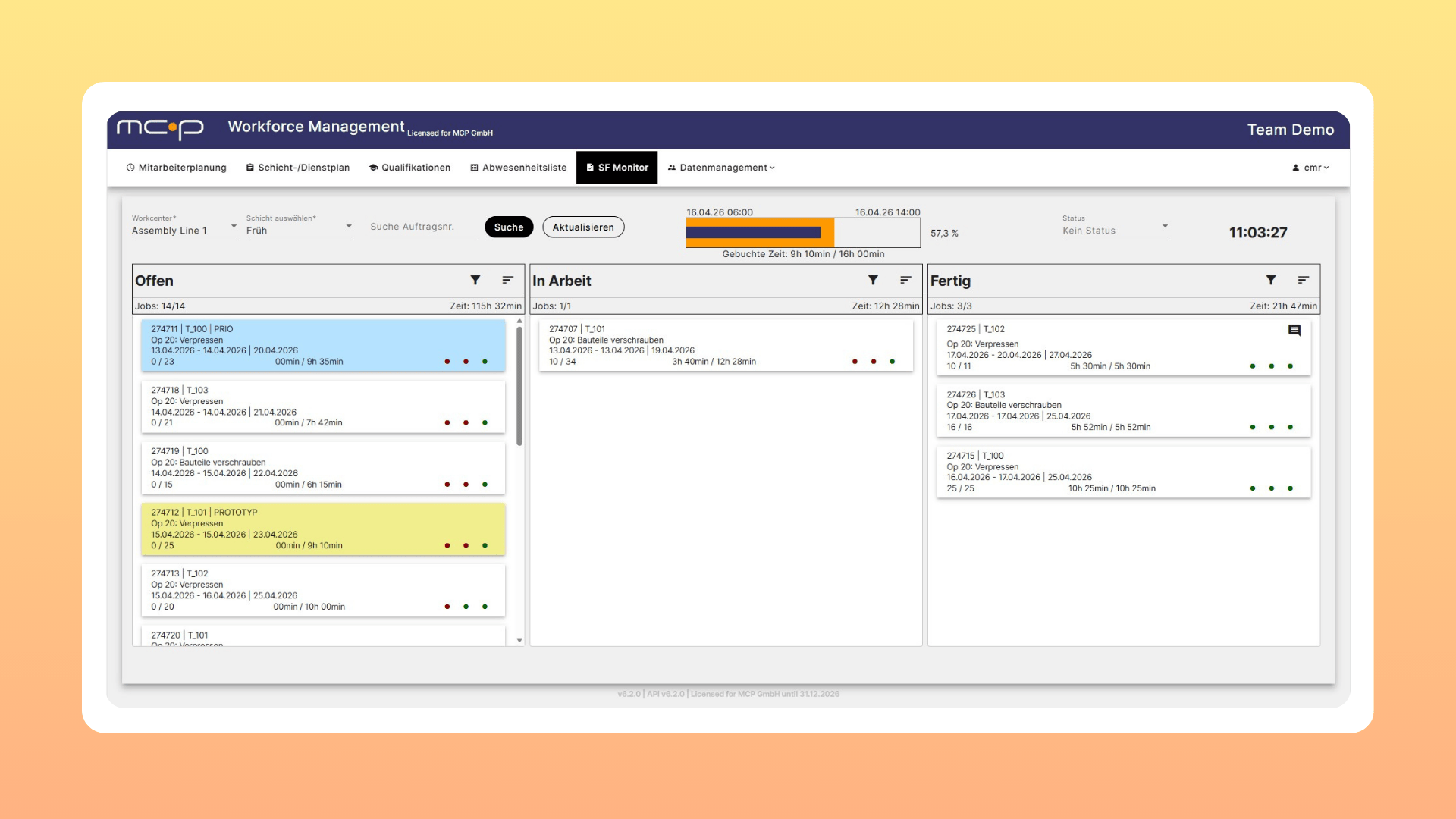 Screenshot SF Monitor