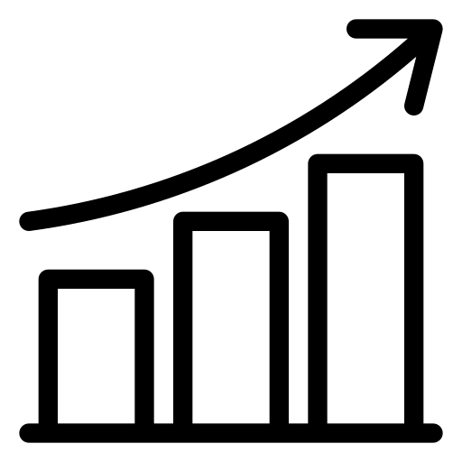 Icon Wachstumsdiagramm